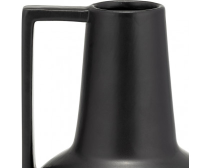 Sagebrook 9" Ceramic Vase - Black