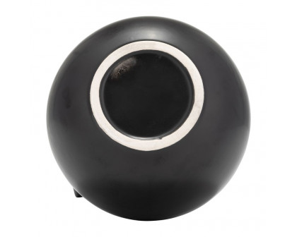 Sagebrook 9" Ceramic Vase - Black