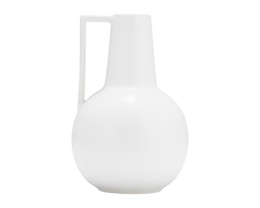 Sagebrook 9" Ceramic Vase - White