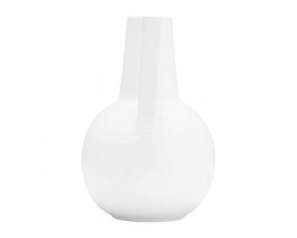 Sagebrook 9" Ceramic Vase - White