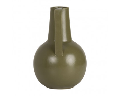 Sagebrook 9" Ceramic Vase - Olive