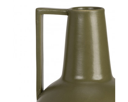 Sagebrook 9" Ceramic Vase - Olive