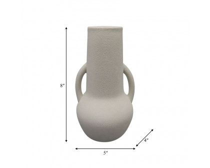 Sagebrook 8" Ceramic Vase With Handles