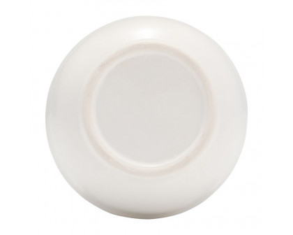 Sagebrook™ 11" Ceramic Ring Pattern Vase - White