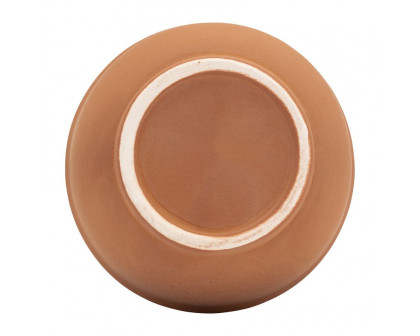 Sagebrook 11" Ceramic Ring Pattern Vase - Terracotta