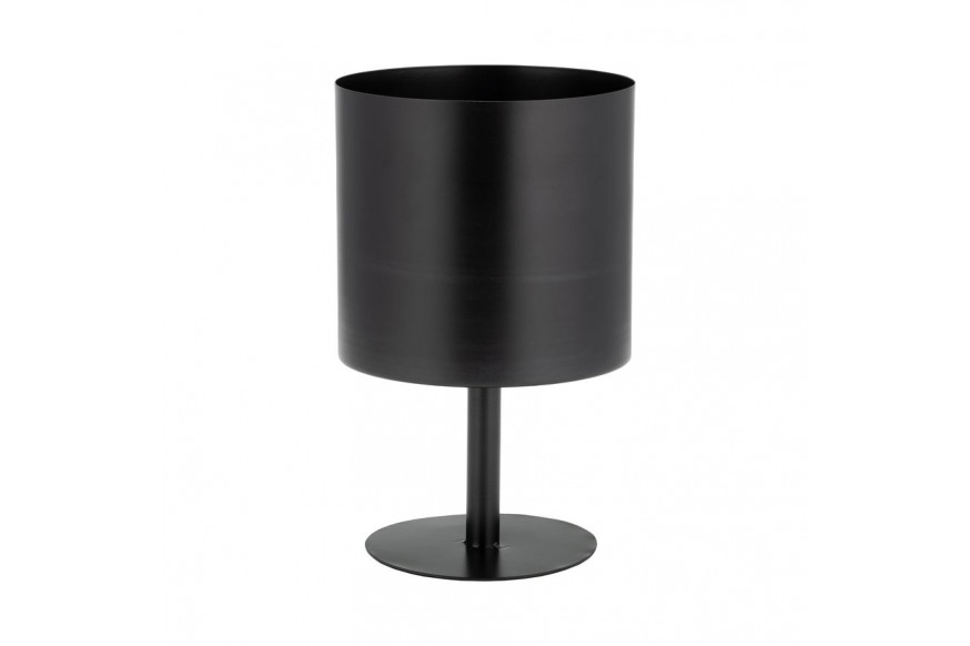 Sagebrook™ 8" Metal Flat Round Base Planter - Black