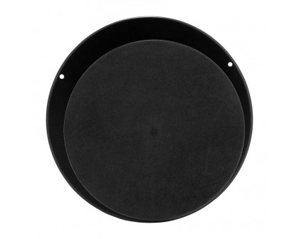 Sagebrook™ 8" Metal Flat Round Base Planter - Black