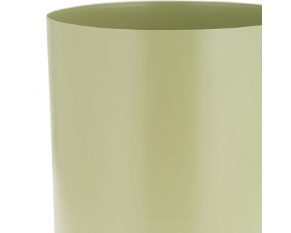 Sagebrook 8" Metal Flat Round Base Planter - Tendril