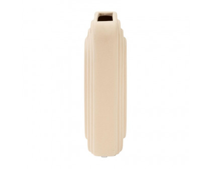 Sagebrook 7" Dol Rectangular Vase - Irish Cream