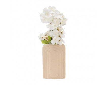 Sagebrook 7" Dol Rectangular Vase - Irish Cream