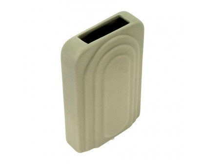 Sagebrook 7" Dolomite Rectangular Vase - Dark Sage