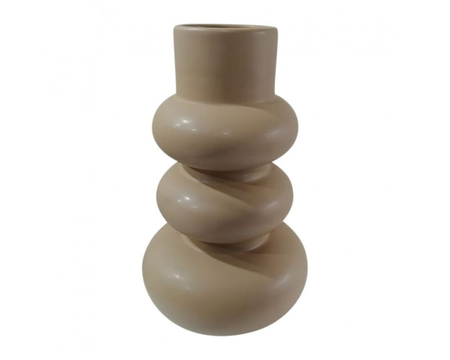 Sagebrook 10" Dolomite Stacked Spheres - Irish Cream