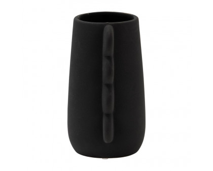 Sagebrook 7" Dol Eared Vase - Black