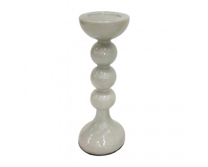 Sagebrook 13" Glass Bubbly Candle Holder