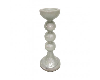 Sagebrook 13" Glass Bubbly Candle Holder