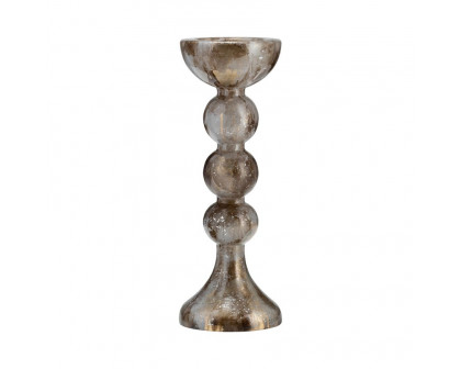 Sagebrook 13" Glass Bubbly Candle Holder