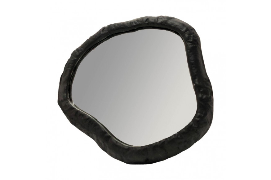 Sagebrook™ Aluminum Hammered Outlined Mirror - Matte Black