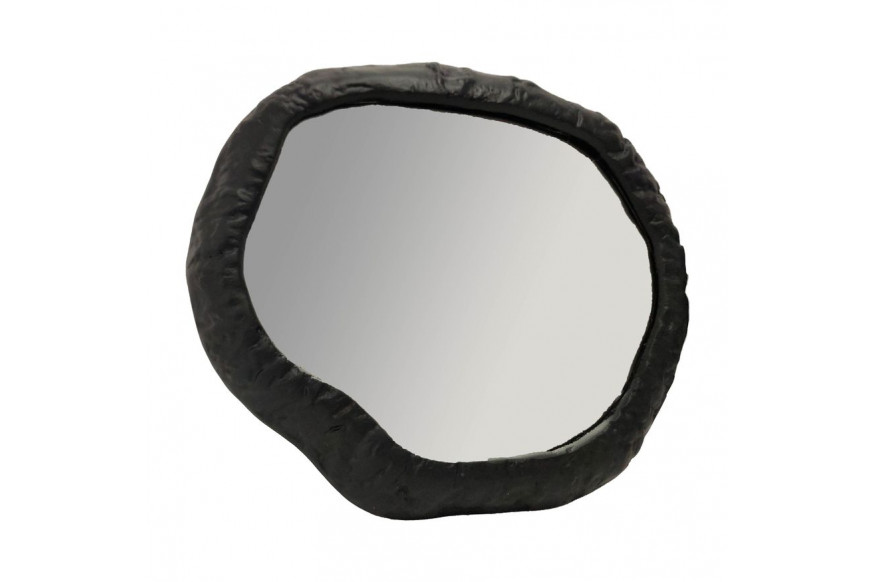 Sagebrook™ Aluminum Hammered Outlined Mirror - Matte Black