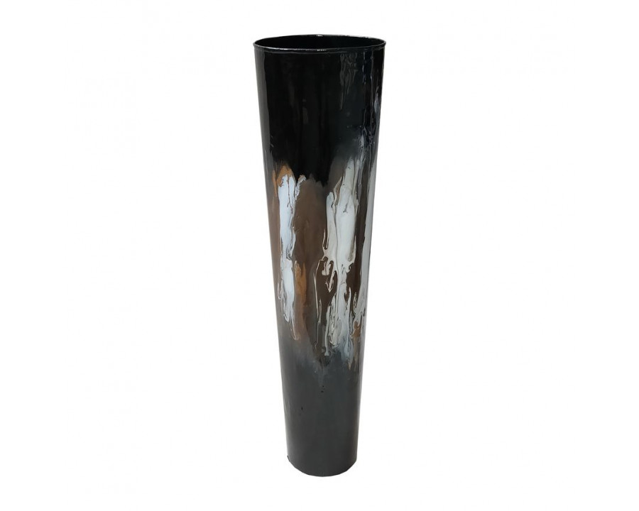 Sagebrook 24" Iron Tall Cup Stain Vase - Black