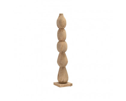 Sagebrook 60" Wood Totem Pillar