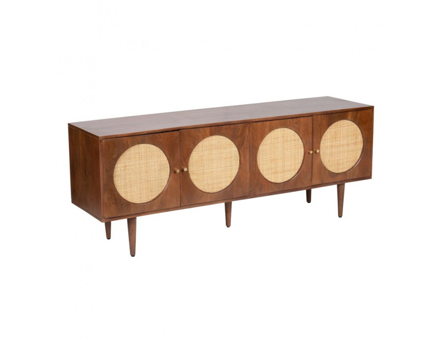 Sagebrook Wood 4-Door Console