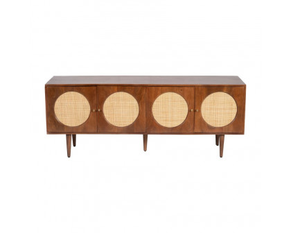 Sagebrook Wood 4-Door Console