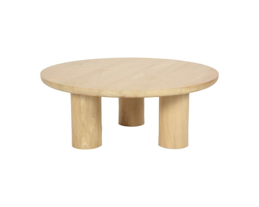 Sagebrook Wood Scandinavian Coffee Table - Natural