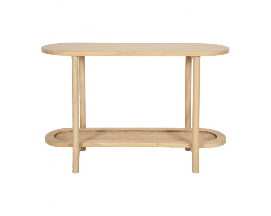 Sagebrook - Wood/Rattan Console Table