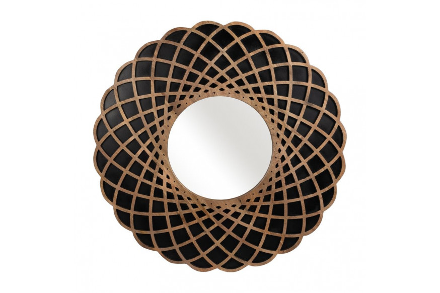 Sagebrook™ Wood Kaleidoscope Mirror - Black