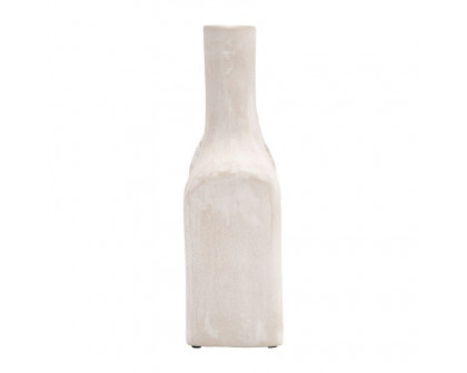 Sagebrook 13" Ecomix Abstract Vase - Antique White