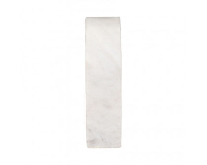 Sagebrook 7" Marble Horseshoe Table Top Decor - White