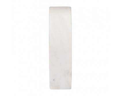 Sagebrook 6" Marble Horseshoe Table Top Decor - White