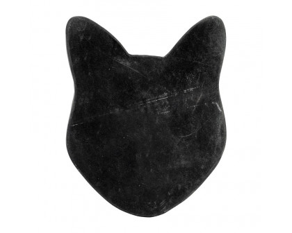 Sagebrook 5" Marble Cat Tray - Black