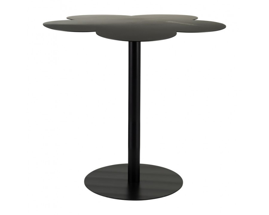 Sagebrook Clover Shaped Side Table - Black