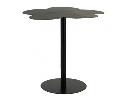 Sagebrook Clover Shaped Side Table - Black