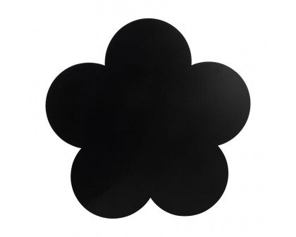 Sagebrook Clover Shaped Side Table - Black