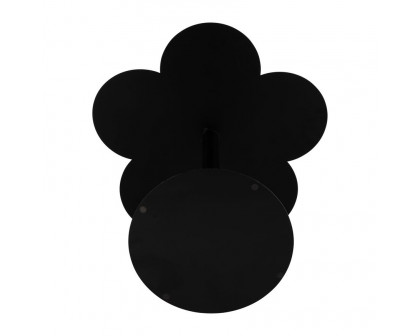 Sagebrook Clover Shaped Side Table - Black