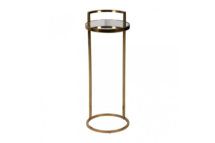 Sagebrook™ Metal Drink Table With Mirror Top - Gold