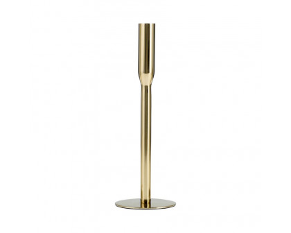 Sagebrook 11" Metal Taper Candle Holder - Gold