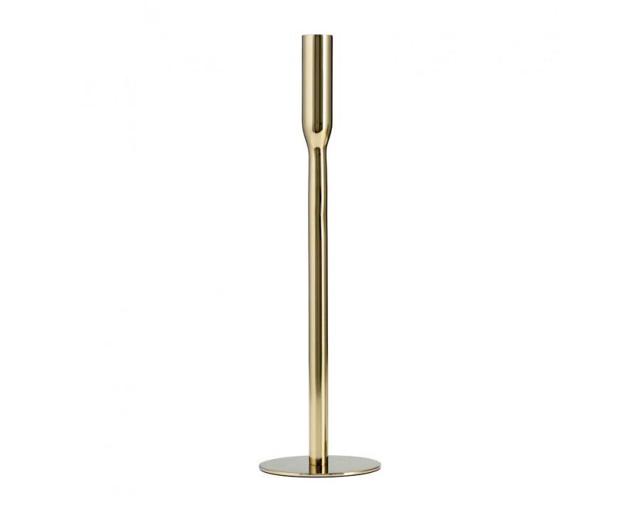 Sagebrook 14" Metal Taper Candle Holder - Gold