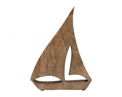 Sagebrook 9"x12" Wood Sailboat