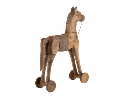 Sagebrook - 27" Wood Horse in Brown