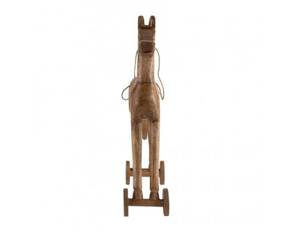 Sagebrook - 27" Wood Horse in Brown