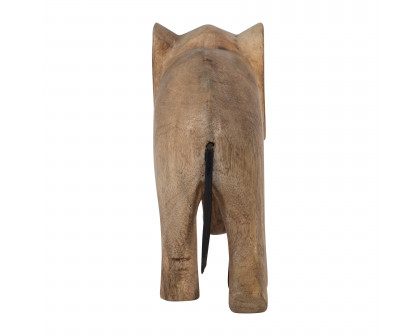 Sagebrook - 7" Wood Elephant Decor in Brown