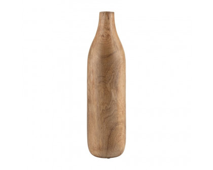 Sagebrook 17" Wood Vase - Brown