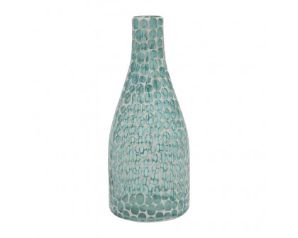 Sagebrook 13" Glass Mosaic Vase