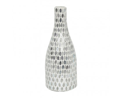 Sagebrook 13" Glass Mosaic Vase