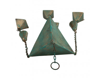 Sagebrook™ 27" Metal Bells Chime - Green