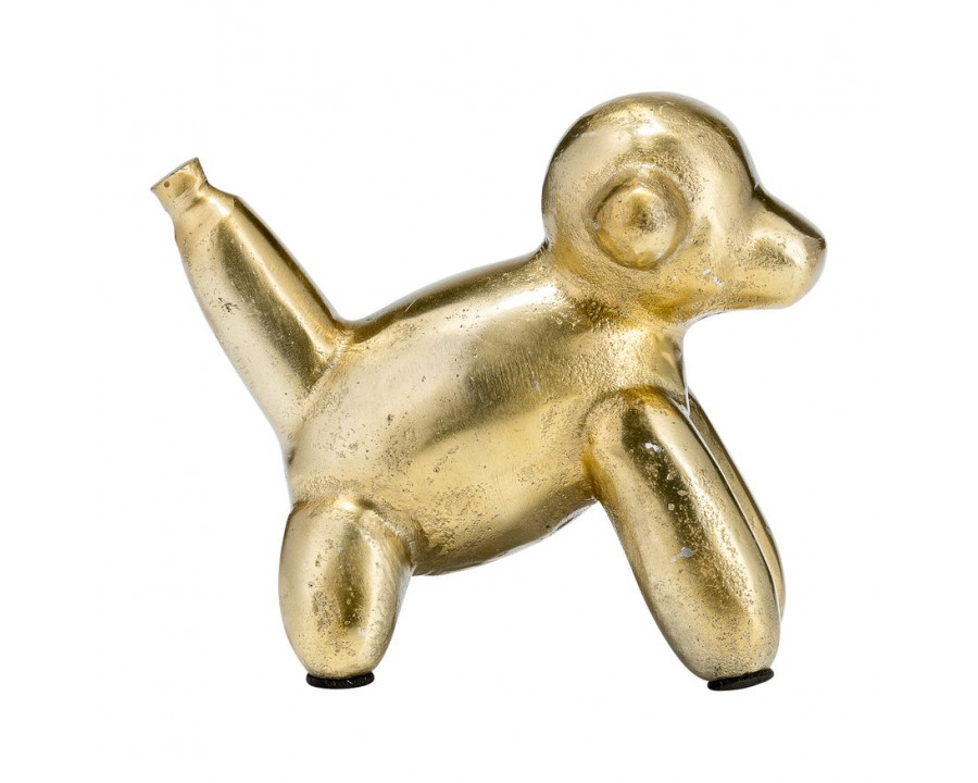 Sagebrook - 5" Metal Balloon Monkey in Gold