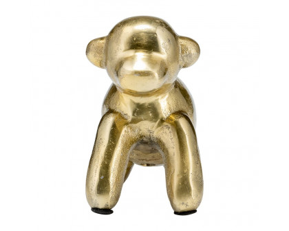 Sagebrook - 5" Metal Balloon Monkey in Gold